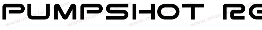Pumpshot Regular字体转换